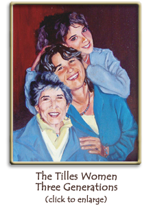 Wilson Portrait Art - The Tilles Women
